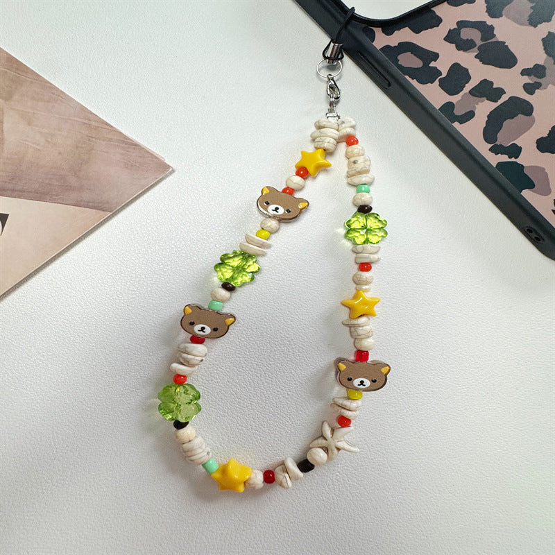Fun-Themed Beaded Keychain Holder Kalsten