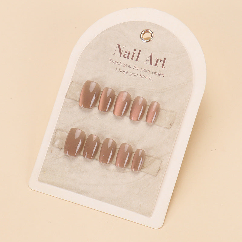 Glossy Press-On Nail Set Kalsten