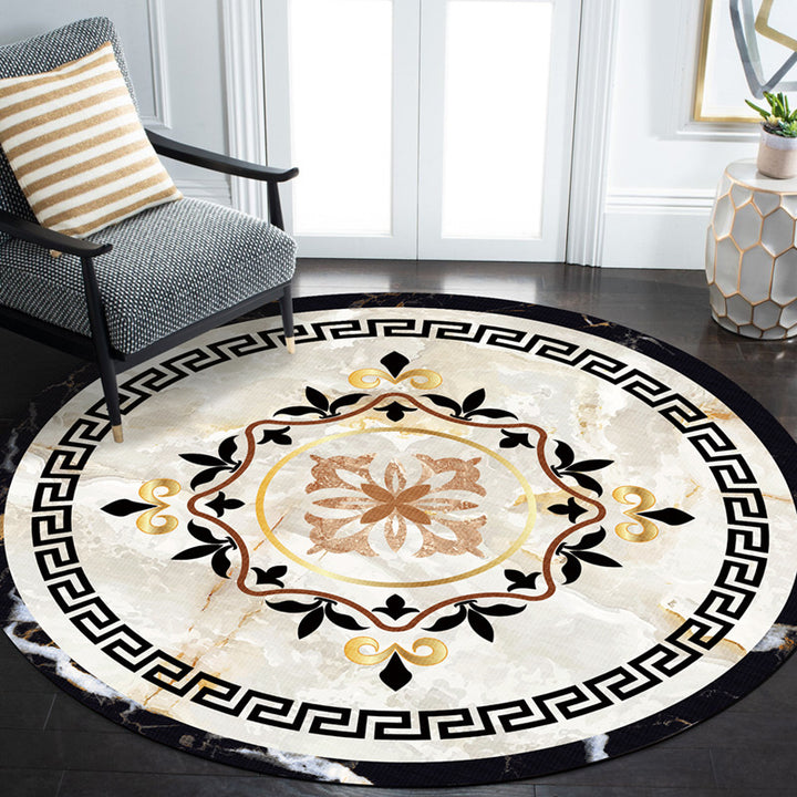 Elegant Round Area Rug Kalsten