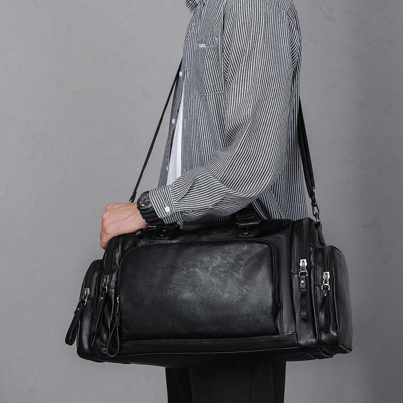 Versatile Leather Travel Duffel Bag Kalsten