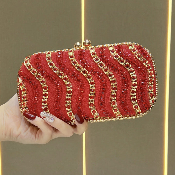 Luxe Bejeweled Evening Clutch