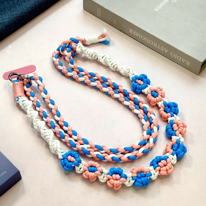 Decorative Floral Braided Leash Kalsten
