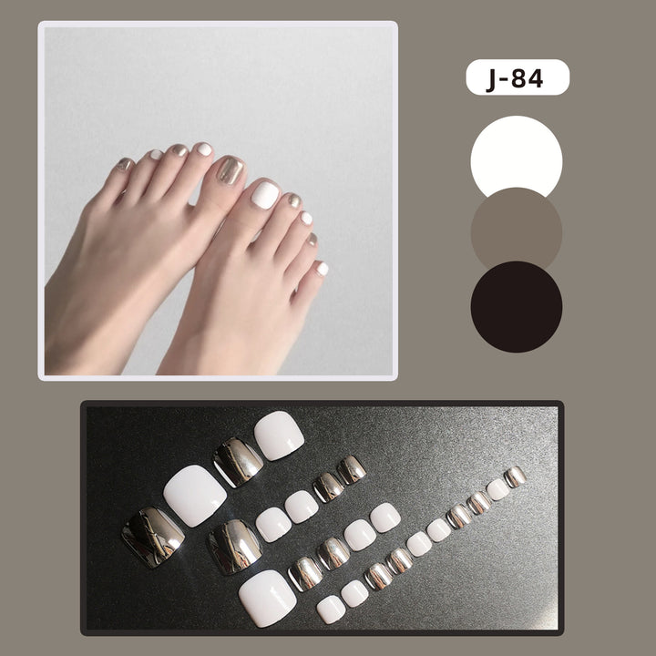 Premium Decorative Press-On Toenail Art Kalsten