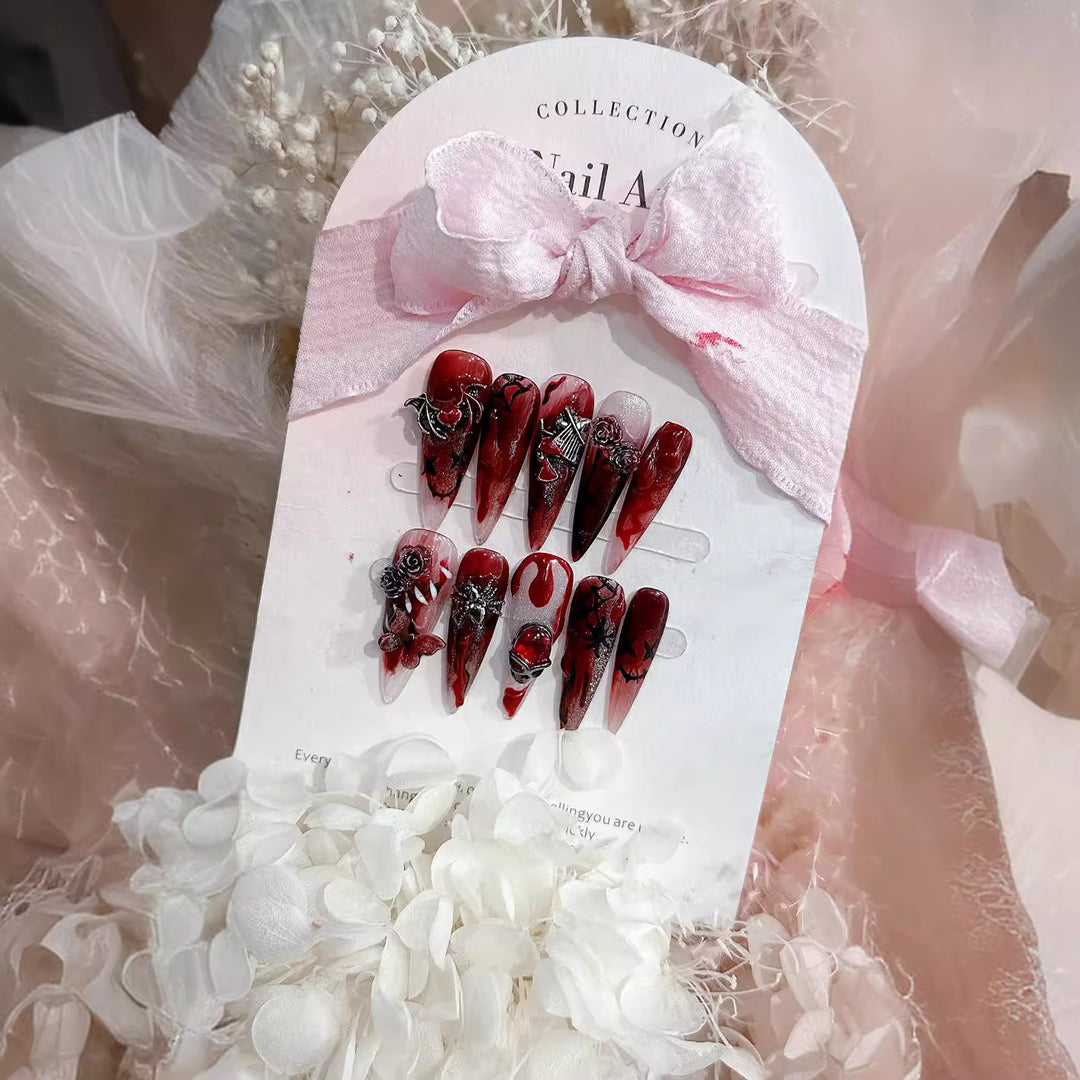 Artistic Press-On Nail Set