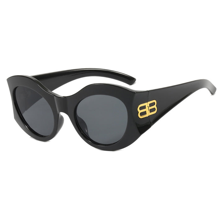 Ladies stylish Cat-Eye sunglasses with high-gloss design and protective lenses Kalsten