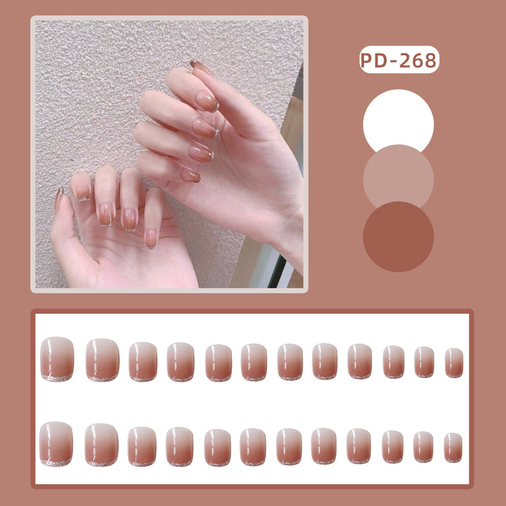Stylish Press-On Nail Kit with Elegant Ombre Design Kalsten