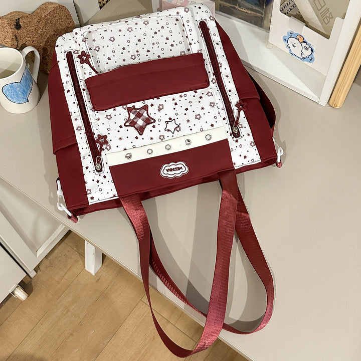 Transparent Pocket Backpack Kalsten