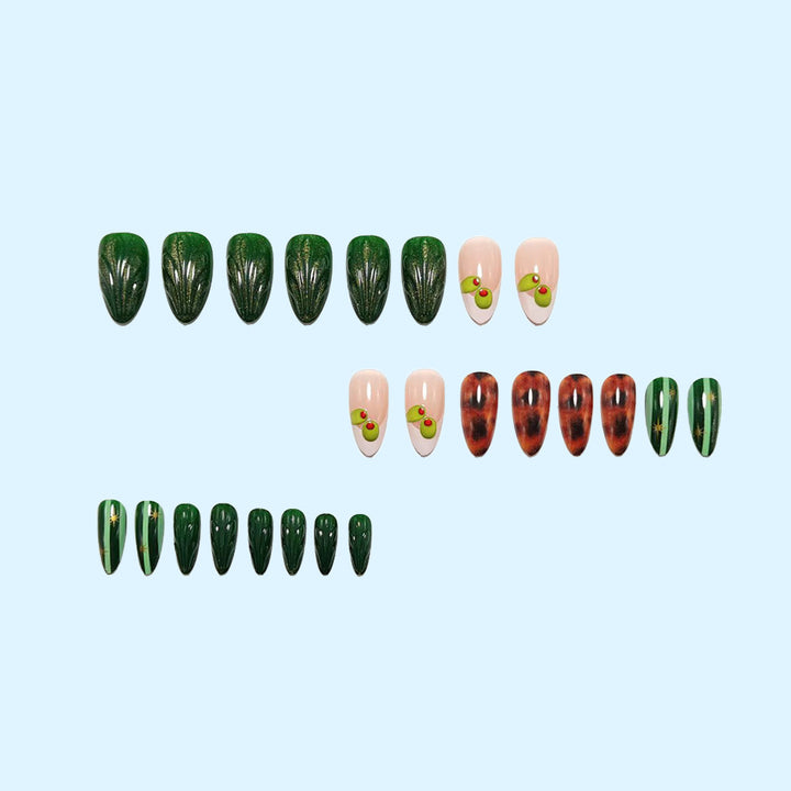 Artificial nails with creative geometric design Kalsten