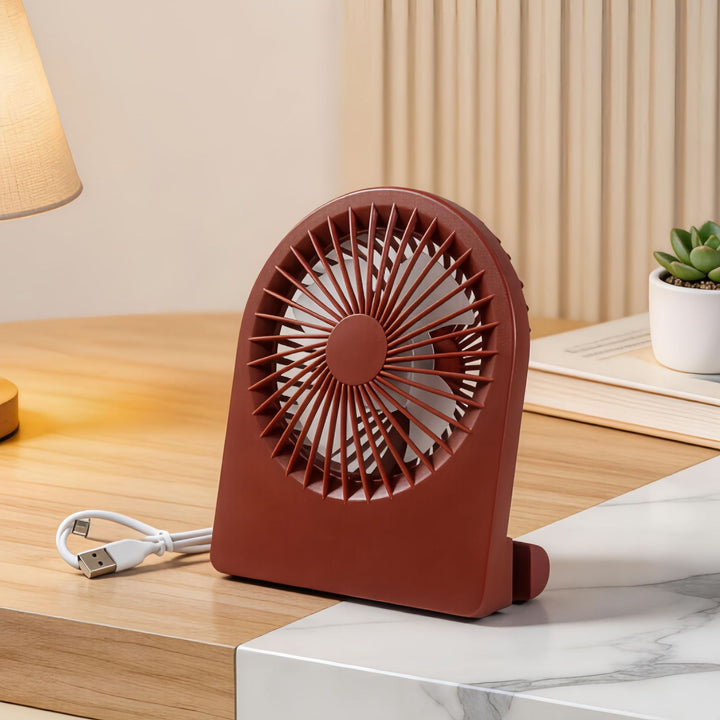 Women's portable USB fan with versatile tilt mechanism Kalsten