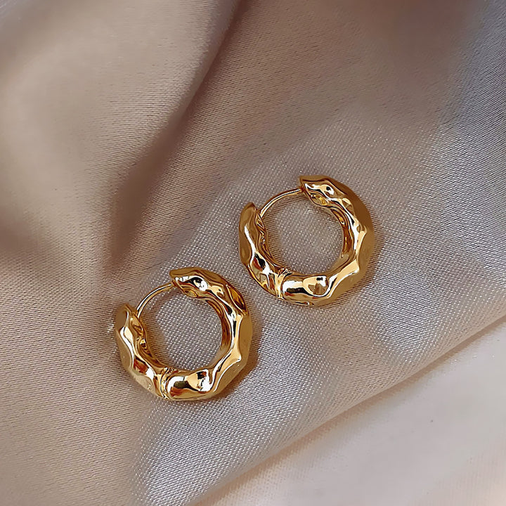 Structured Earrings Made of High-Quality Stainless Steel Kalsten