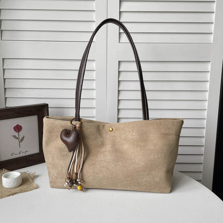 Suede Shoulder Tote Bag Kalsten