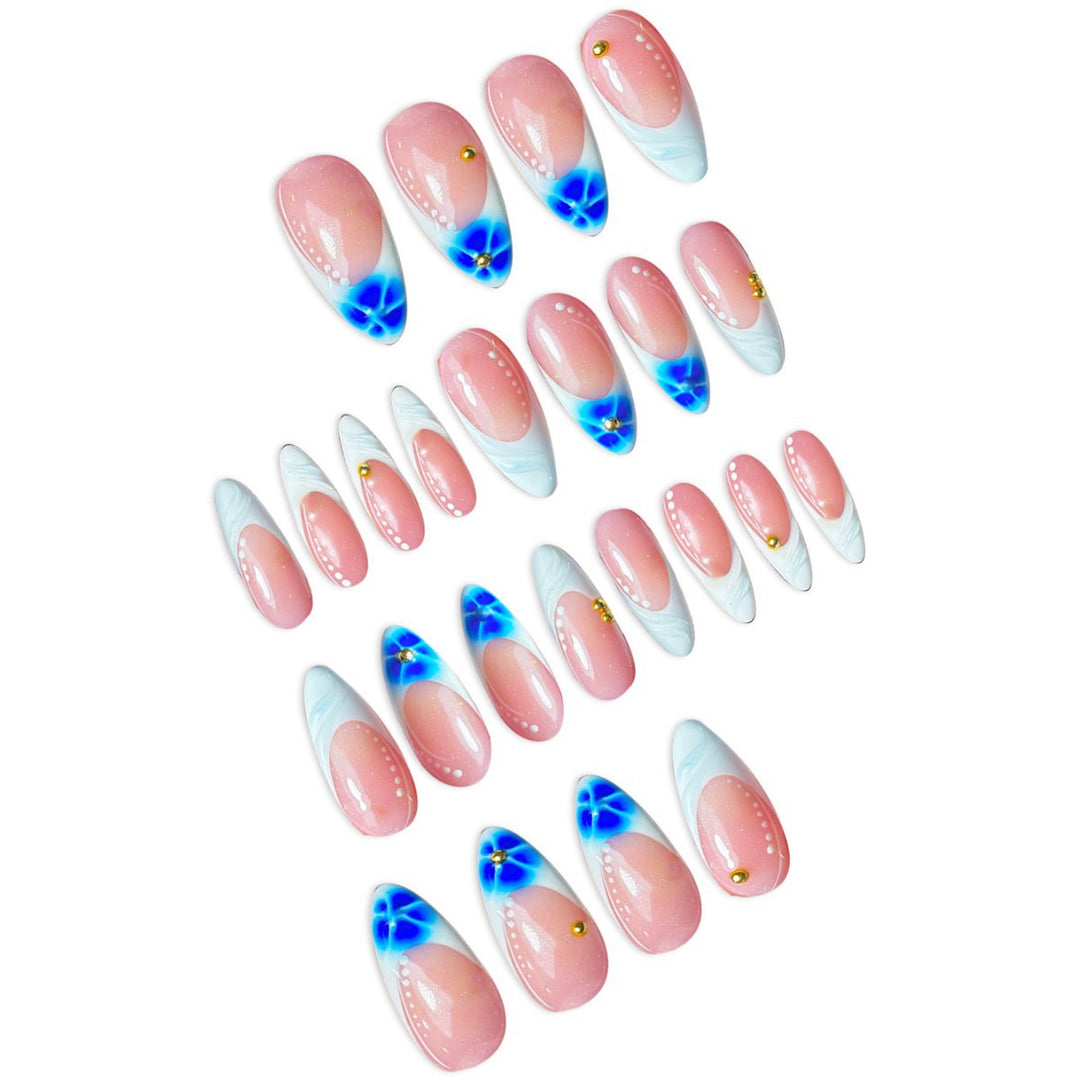 Glamorous Artistic Stiletto Press-On Nails Kalsten