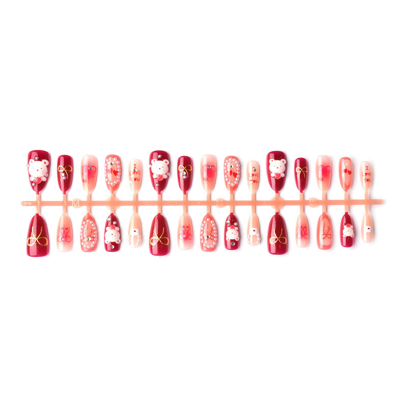 Artistic Nail Set with Loving Designs Kalsten