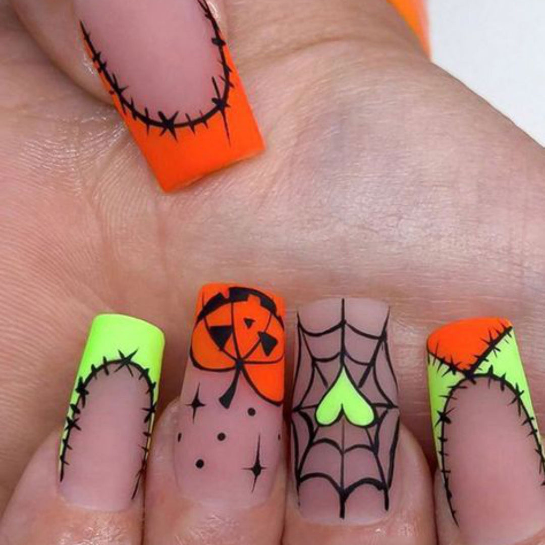 Creative Halloween Nail Art Design Kit