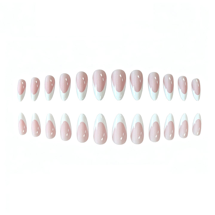 Elegant French Tip Acrylic Nail Enhancements Kalsten 1789915431