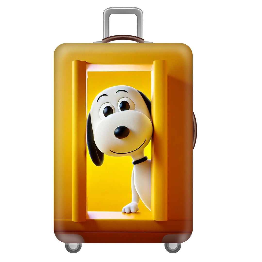Unisex Hard-shell luggage with playful Snoopy motif Kalsten