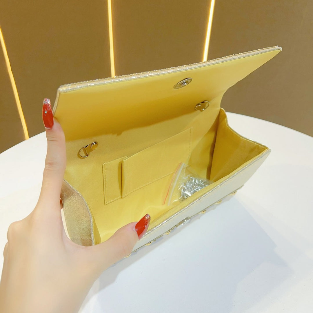 Decorative Rhinestone Clutch