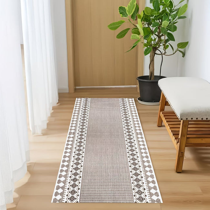 Geometric Patterned Runner Rug