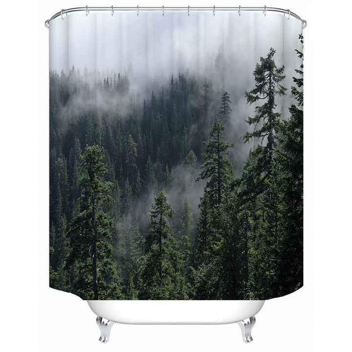 Forest Serenity Shower Curtain Kalsten