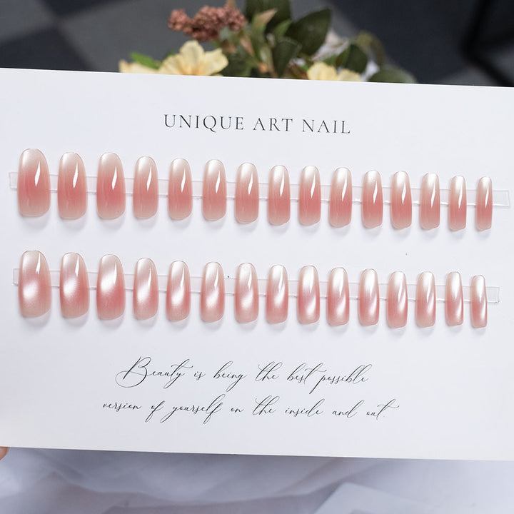 Elegant Almond-Shaped Press-On Nails  1791110620