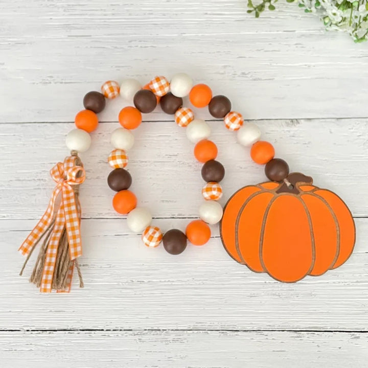 Decorative Fall-Themed Bead Garland