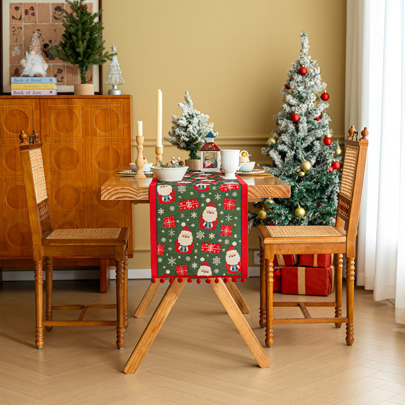 Festive Christmas Themed Table Runner