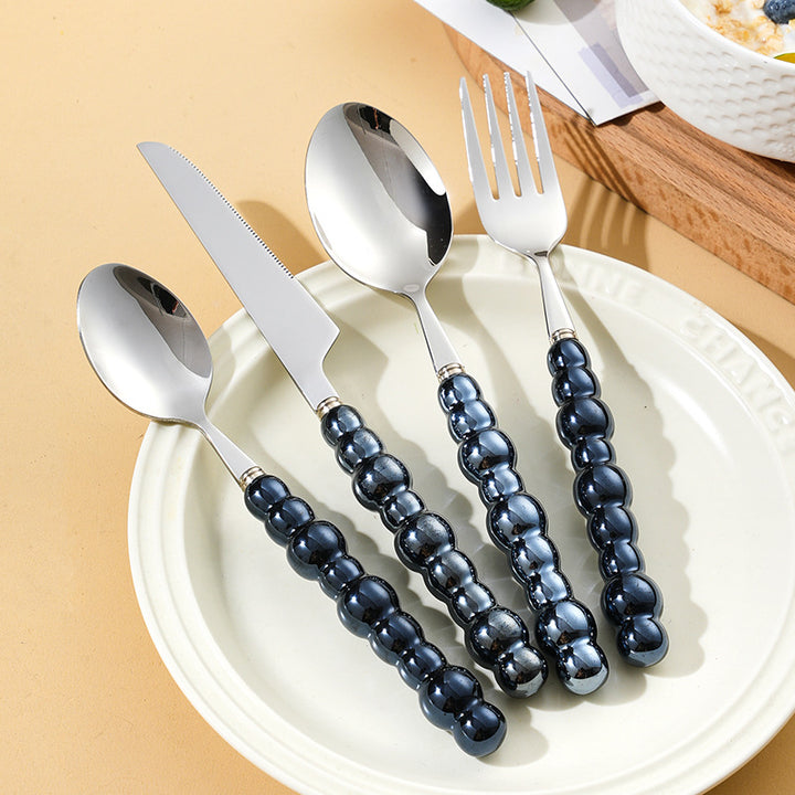 Elegant finger food fork with non-slip handle Kalsten