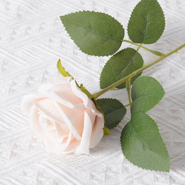 Realistic Silk Rose Decoration