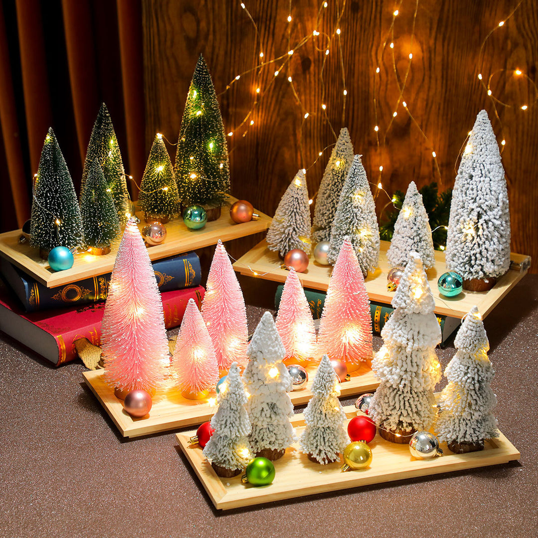 Decorative Miniature Christmas Tree Set Kalsten
