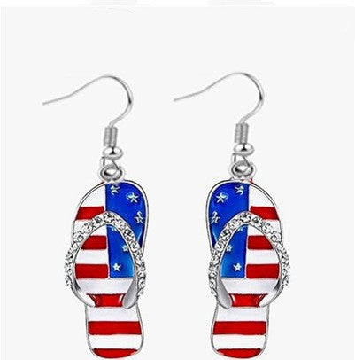 Ladies' statement star earrings with crystal embellishment and enamel coating Kalsten