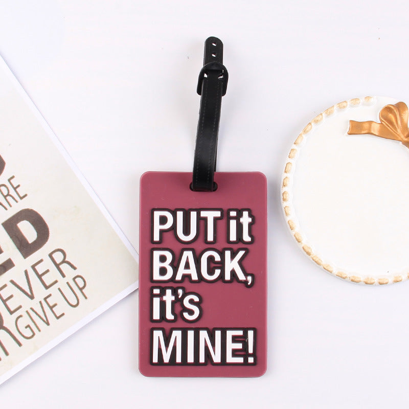 Creative Phrase Luggage Tag Kalsten