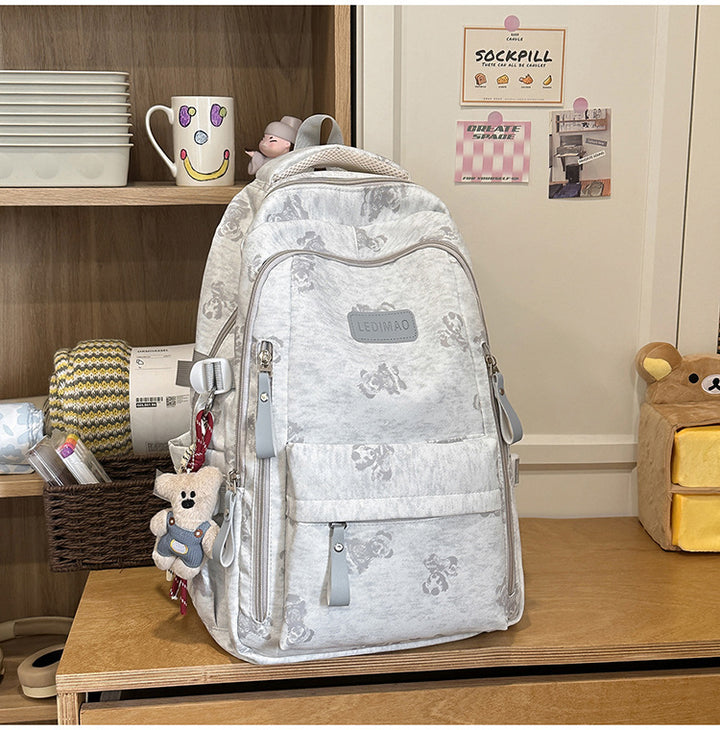 Casual Multi-Compartment School Backpack Kalsten