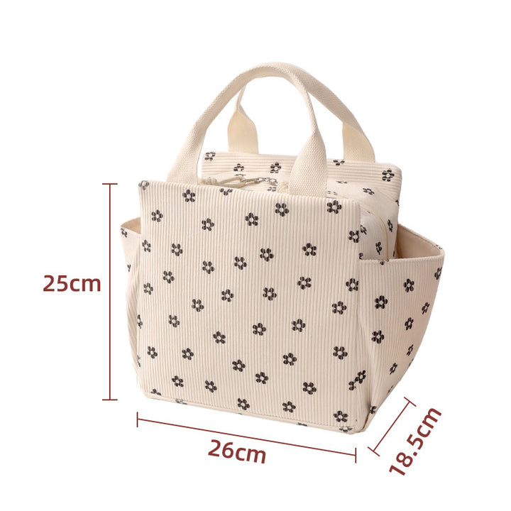 Insulated Lunch Tote with Side Pocket Kalsten