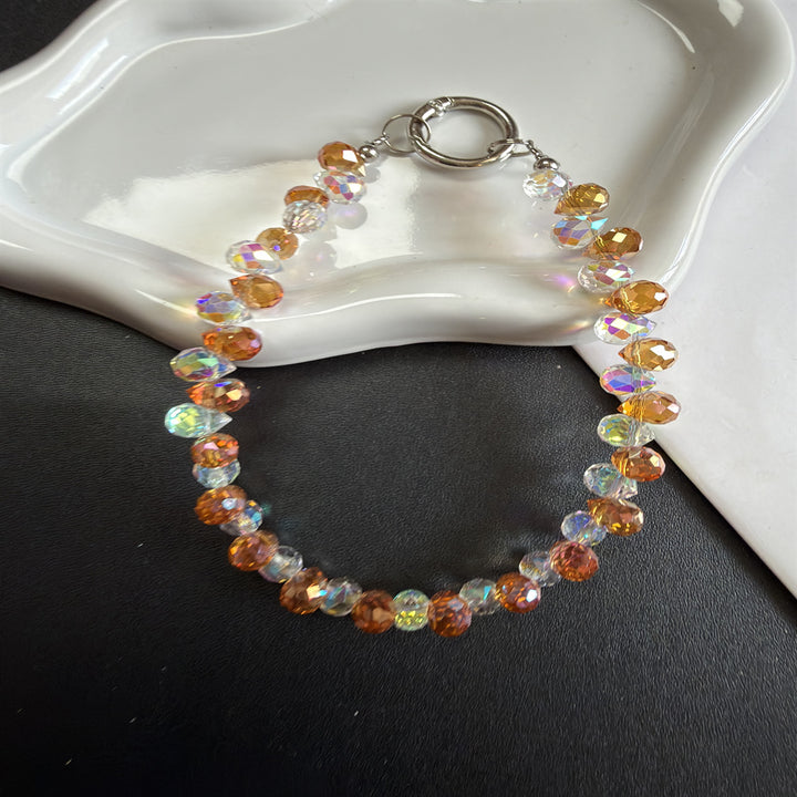 Sparkling Crystal Beaded Keychain Kalsten