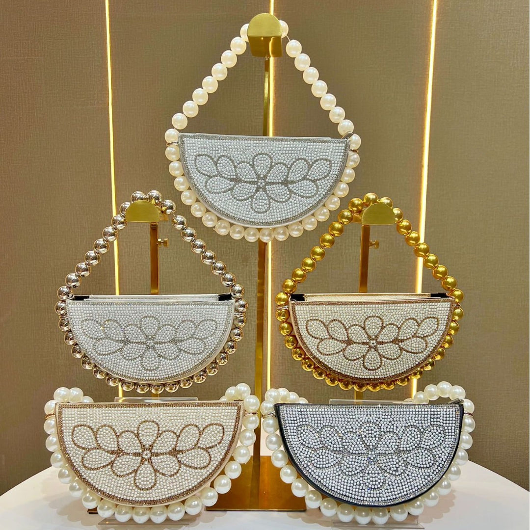 Beaded Floral Evening Bag