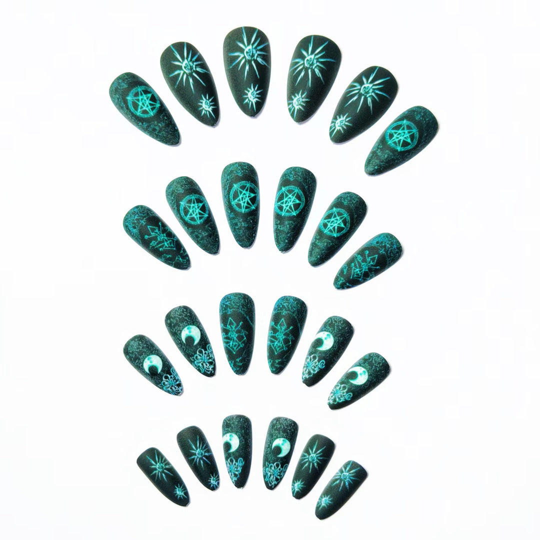 Mystical Patterned Nail Art Kalsten