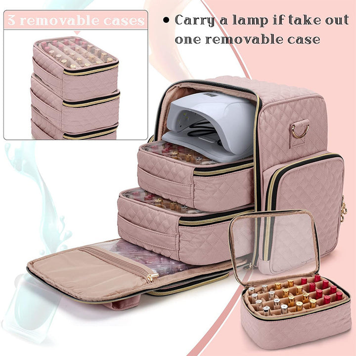 Cosmetic transport bag with organizer compartments Kalsten
