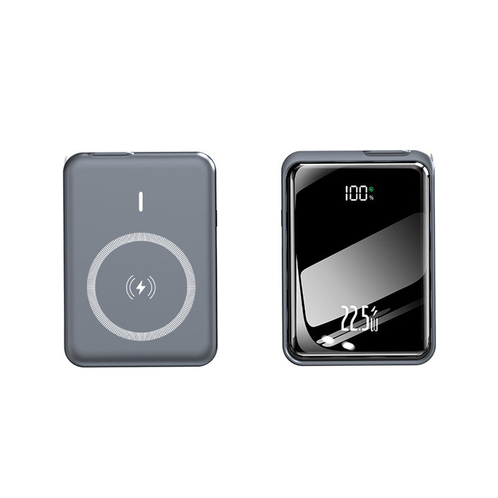 Portable power bank with integrated wireless charging function and LED display Kalsten