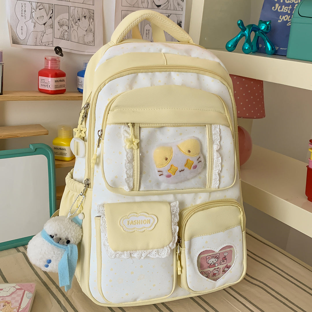 Stylish Star-Print Casual Backpack Kalsten