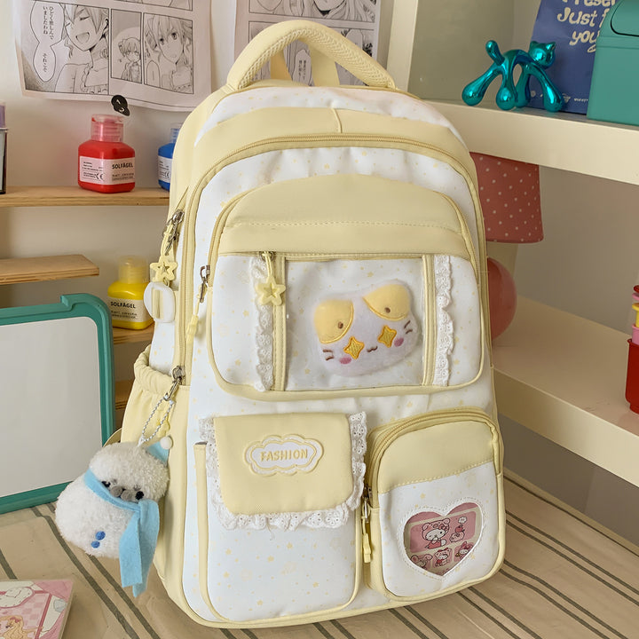 Stylish Star-Print Casual Backpack Kalsten
