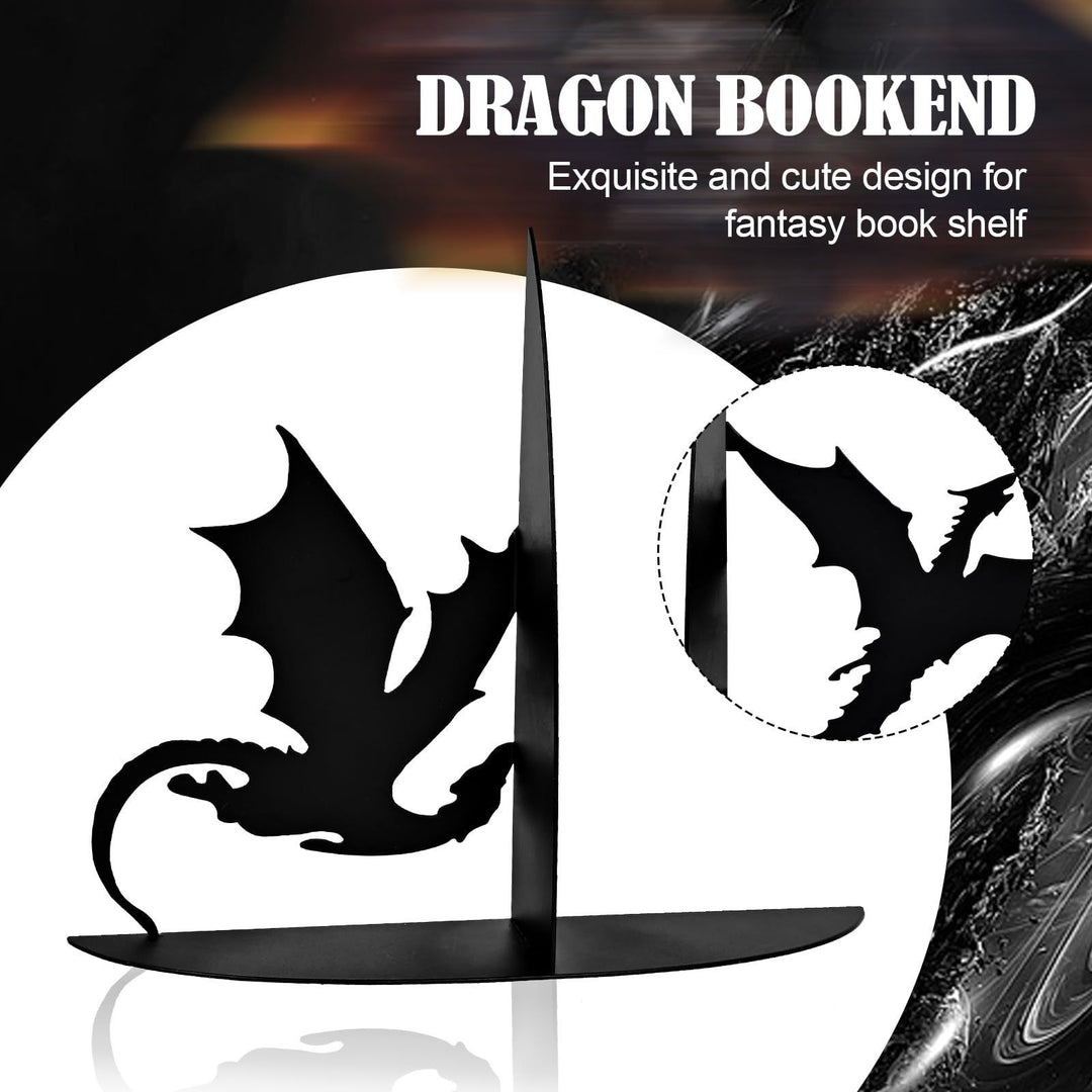 Dragon-Themed Decorative Bookends