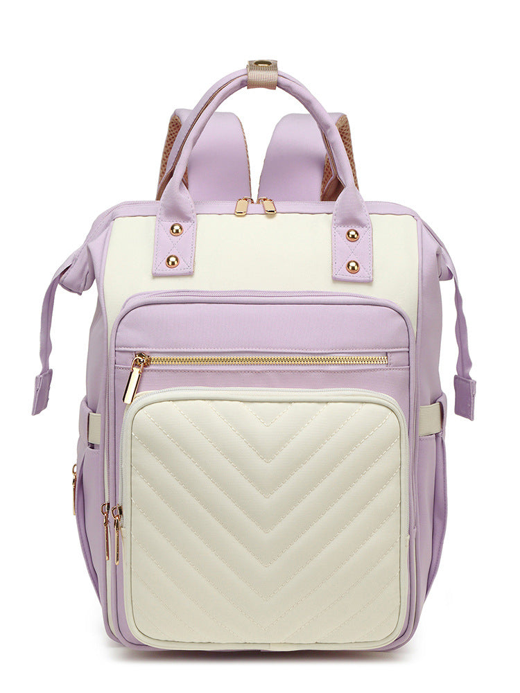 Trendy Quilted Multi-Functional Backpack Kalsten