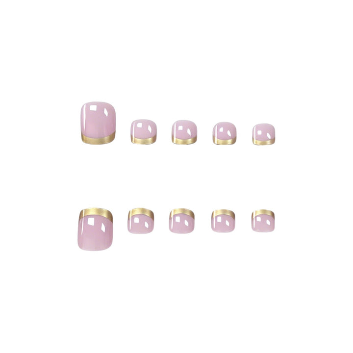 Elegant Gold-Accent Pedicure Kalsten