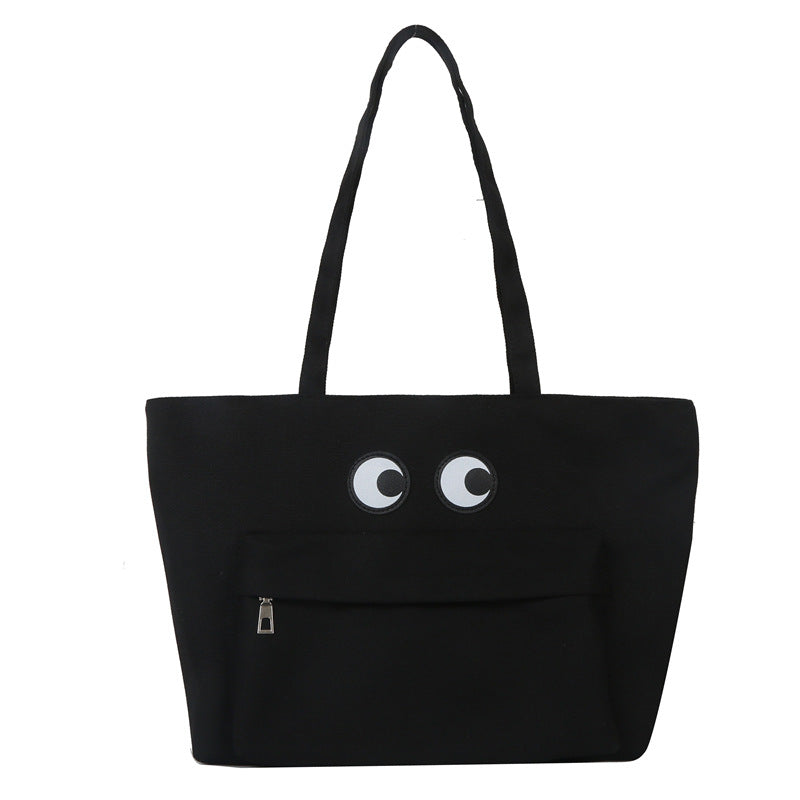 Fun Eye-Embellished Tote Bag