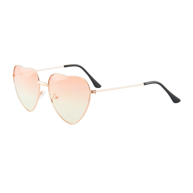 Ladies Heart-Shaped Sunglasses with UV Protection and Elegant Frame Kalsten