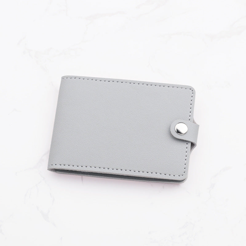 Compact Leather Card Wallet