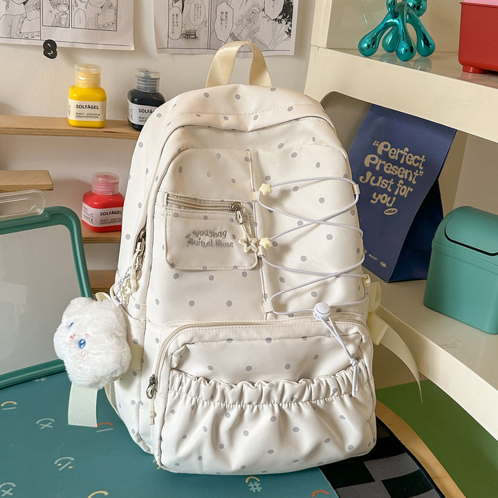 Cute Polka Dot Design Backpack Kalsten