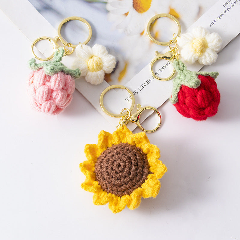 Cute Handcrafted Fruit Keychain Set Kalsten
