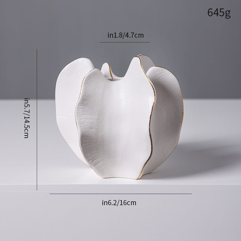 Textured Modern Decorative Ceramic Vase Kalsten