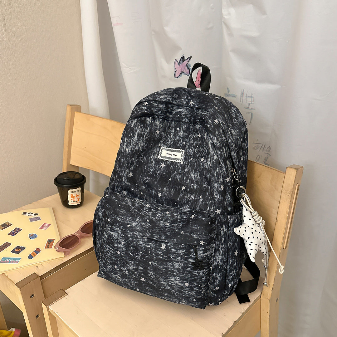 Star-Patterned Casual Backpack Kalsten